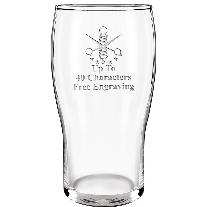 19.3oz BELFAST BEER GLASS
