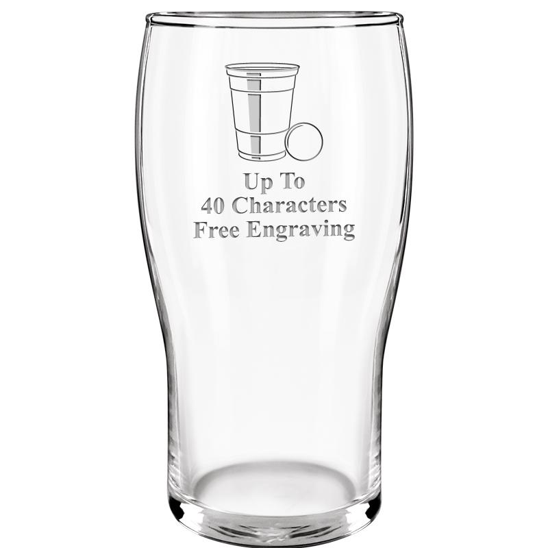 19.3oz BELFAST BEER GLASS