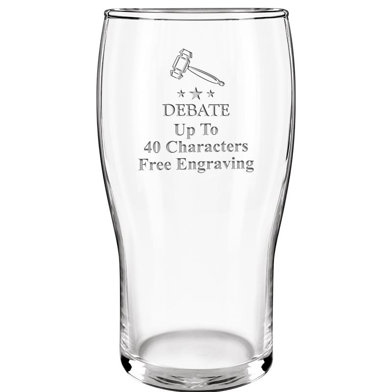 19.3oz BELFAST BEER GLASS