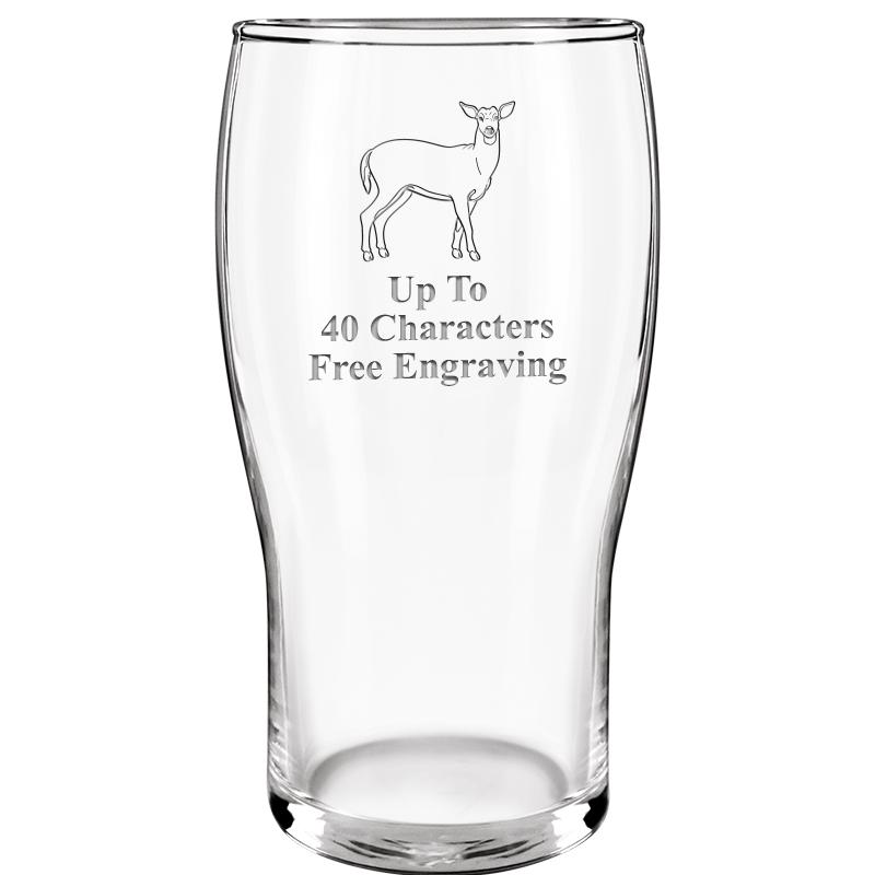 19.3oz BELFAST BEER GLASS
