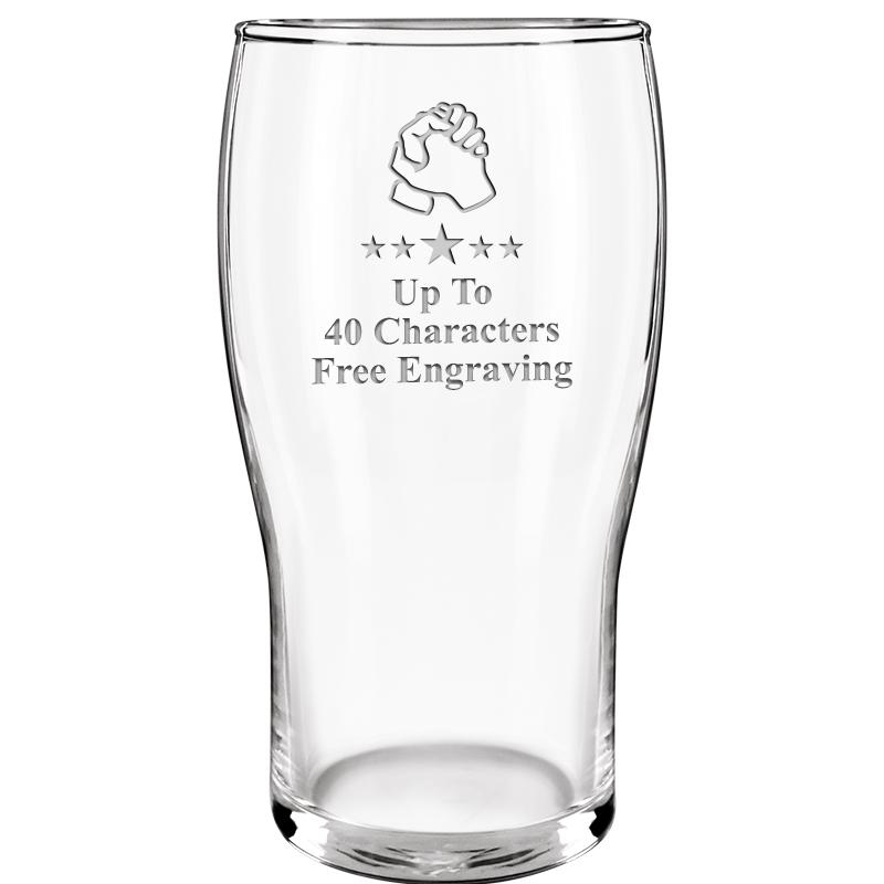 19.3oz BELFAST BEER GLASS