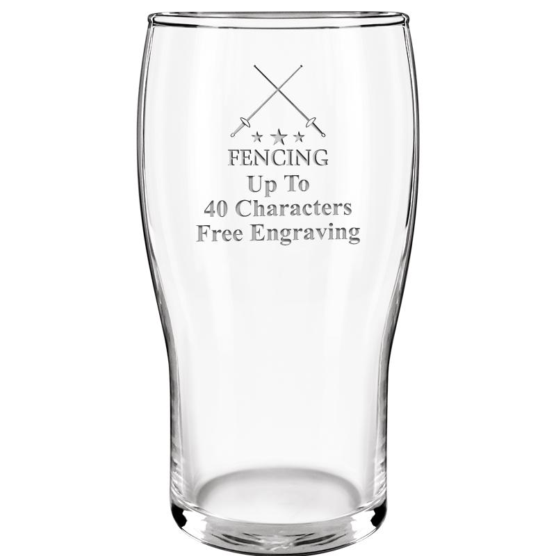 19.3oz BELFAST BEER GLASS