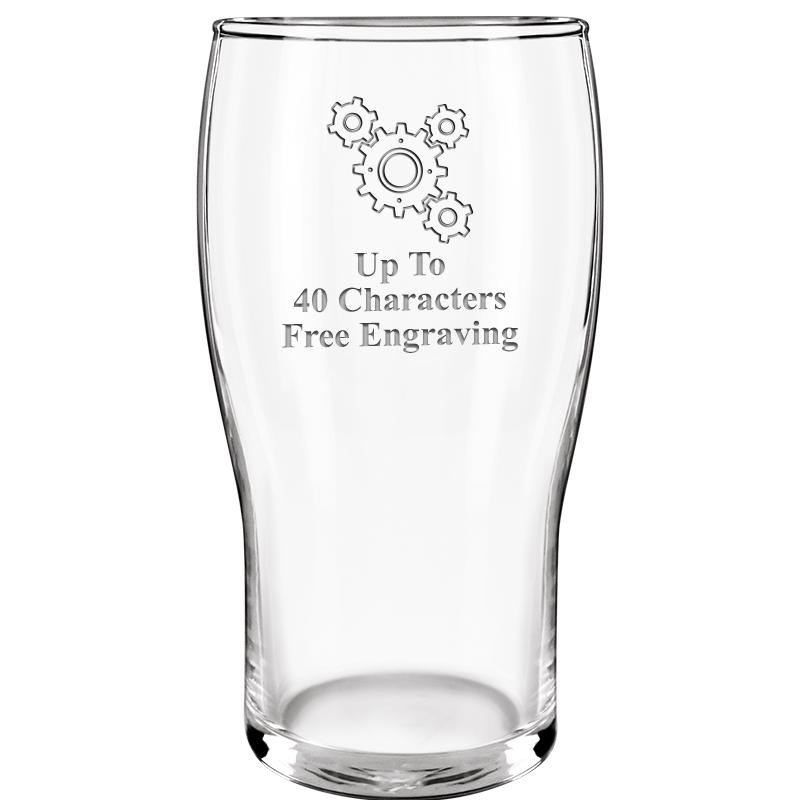 19.3oz BELFAST BEER GLASS