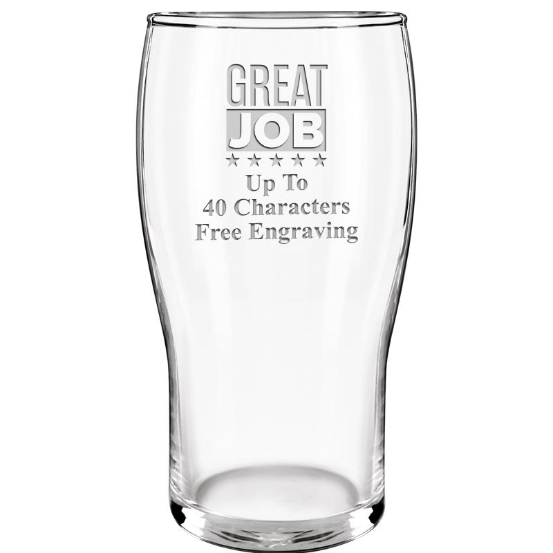 19.3oz BELFAST BEER GLASS
