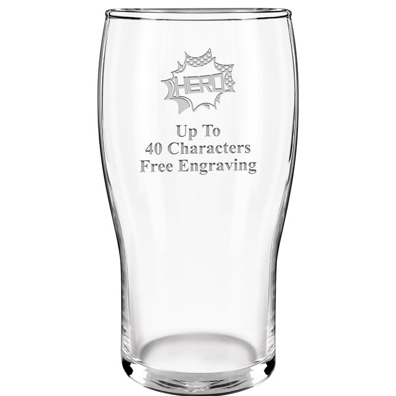 19.3oz BELFAST BEER GLASS