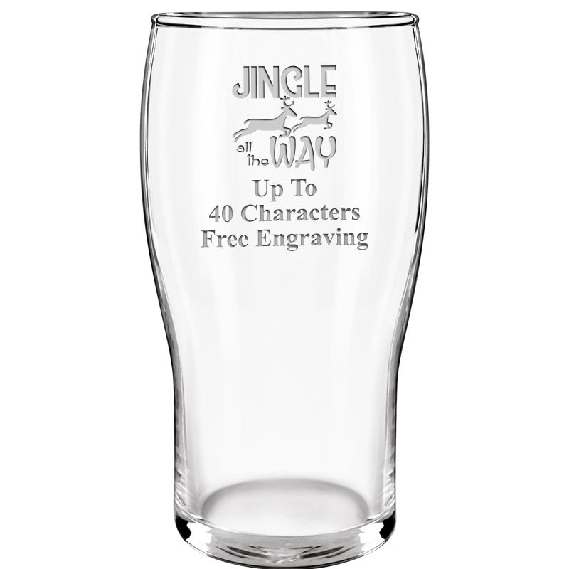 19.3oz BELFAST BEER GLASS