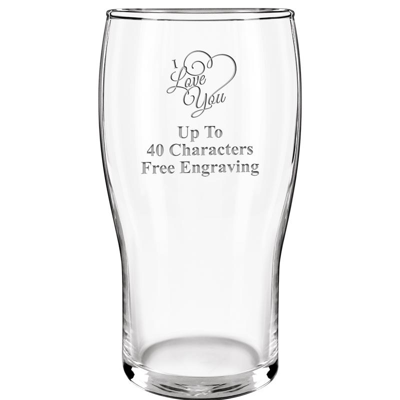 19.3oz BELFAST BEER GLASS