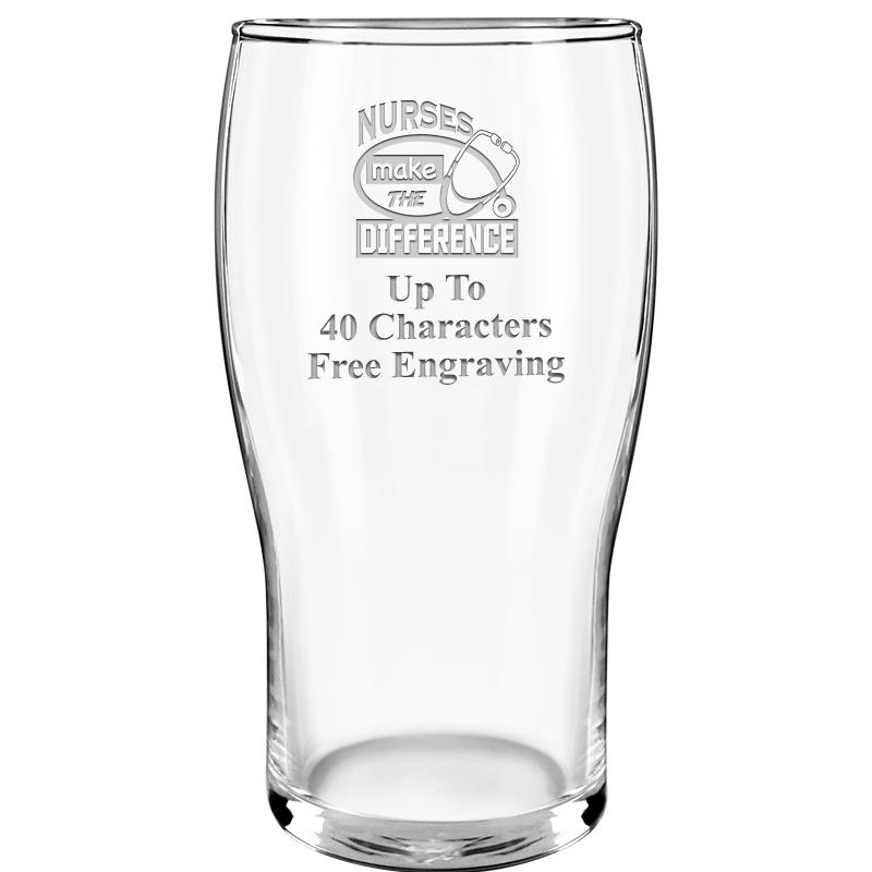19.3oz BELFAST BEER GLASS