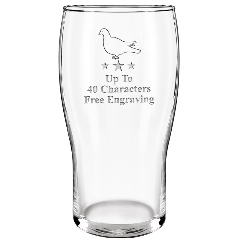 19.3oz BELFAST BEER GLASS