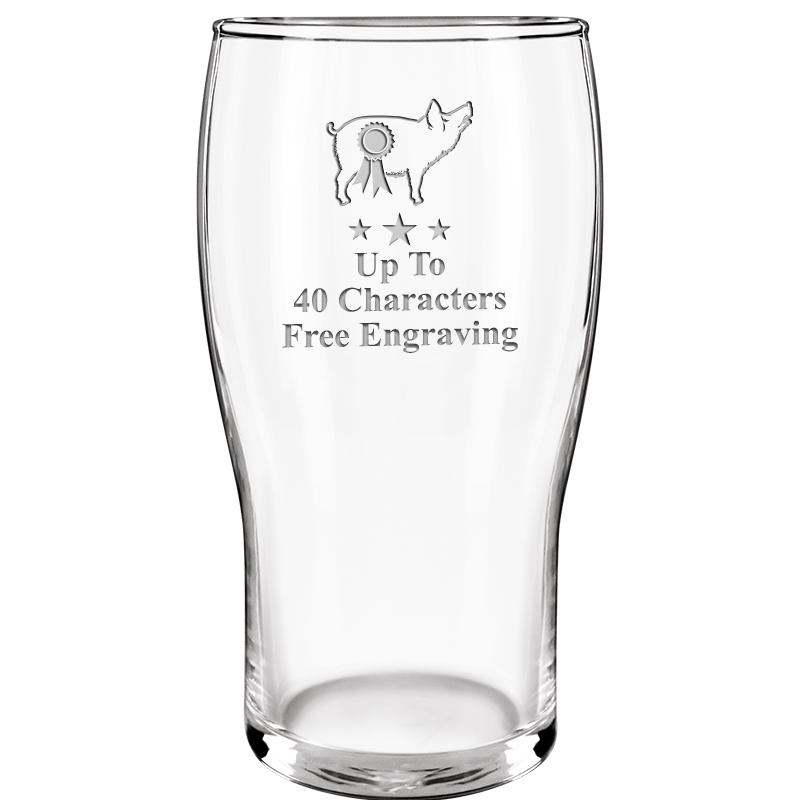 19.3oz BELFAST BEER GLASS
