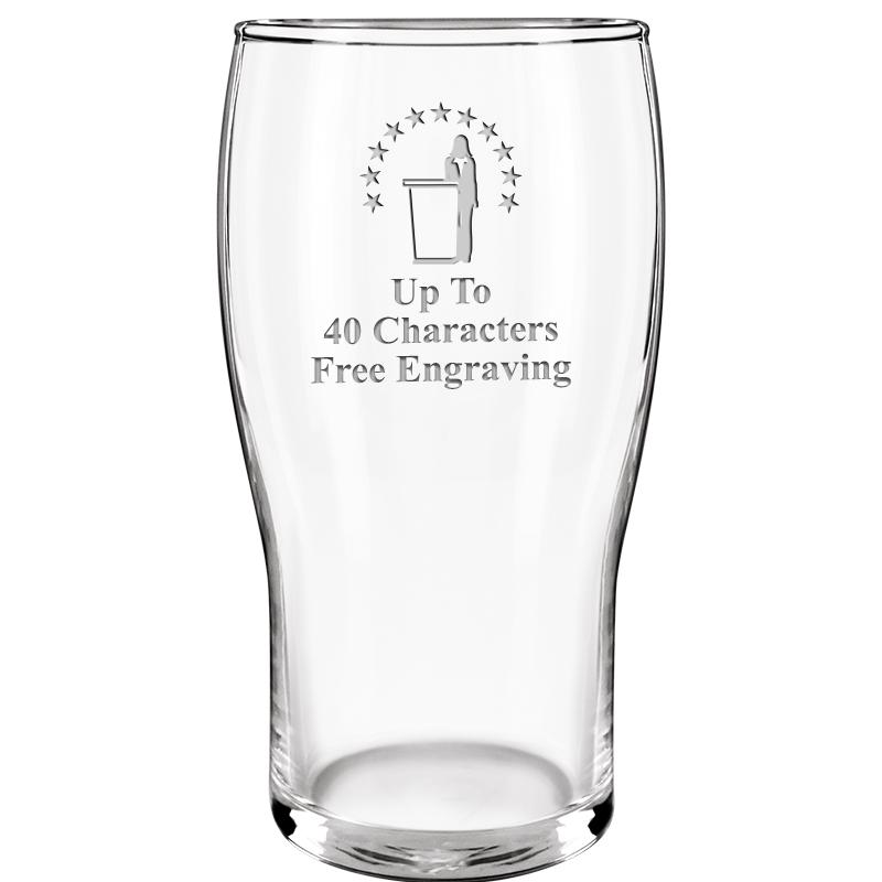 19.3oz BELFAST BEER GLASS