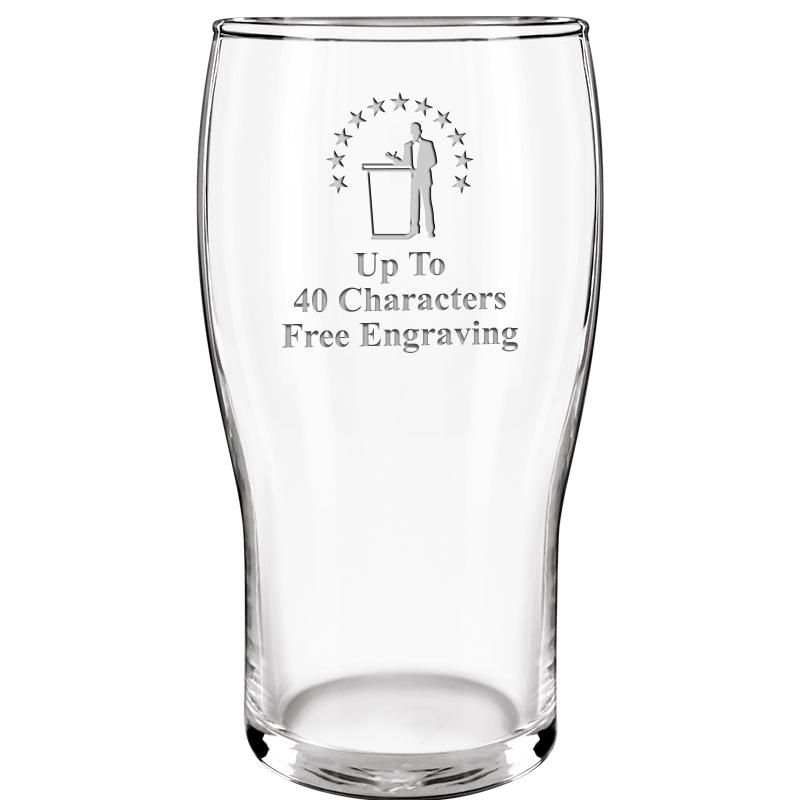 19.3oz BELFAST BEER GLASS