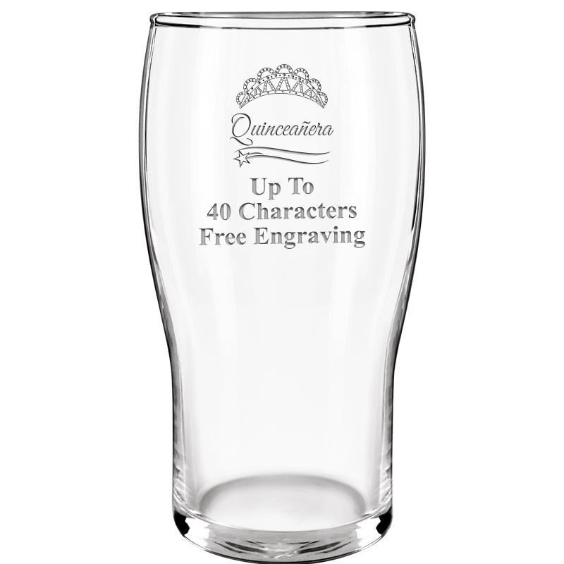 19.3oz BELFAST BEER GLASS