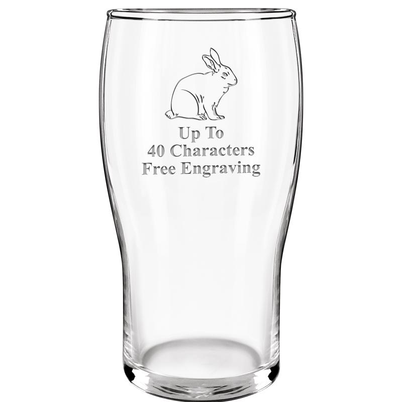 19.3oz BELFAST BEER GLASS