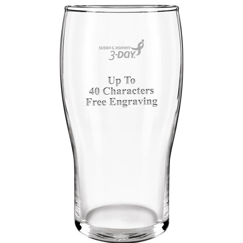 19.3oz BELFAST BEER GLASS