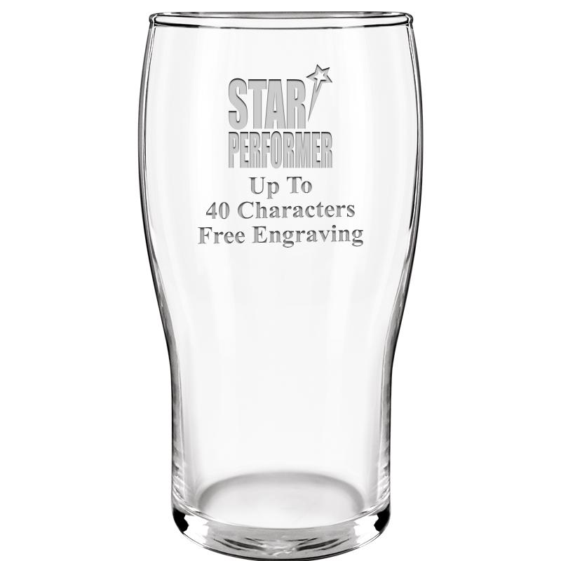 19.3oz BELFAST BEER GLASS