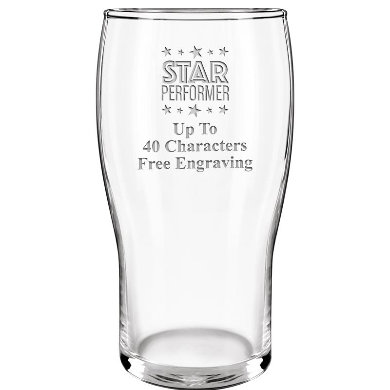 19.3oz BELFAST BEER GLASS