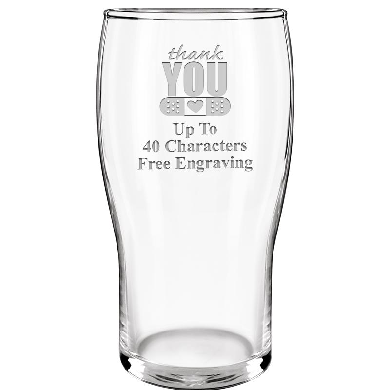 19.3oz BELFAST BEER GLASS