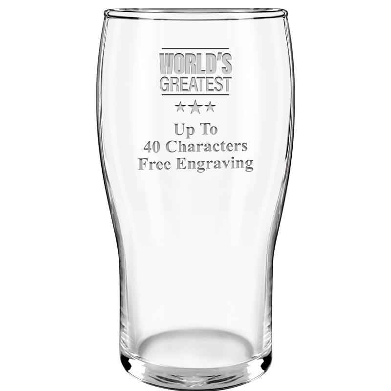 19.3oz BELFAST BEER GLASS