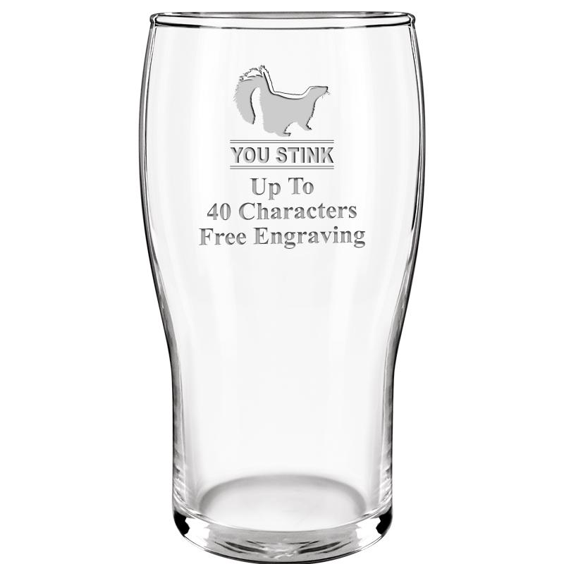 19.3oz BELFAST BEER GLASS