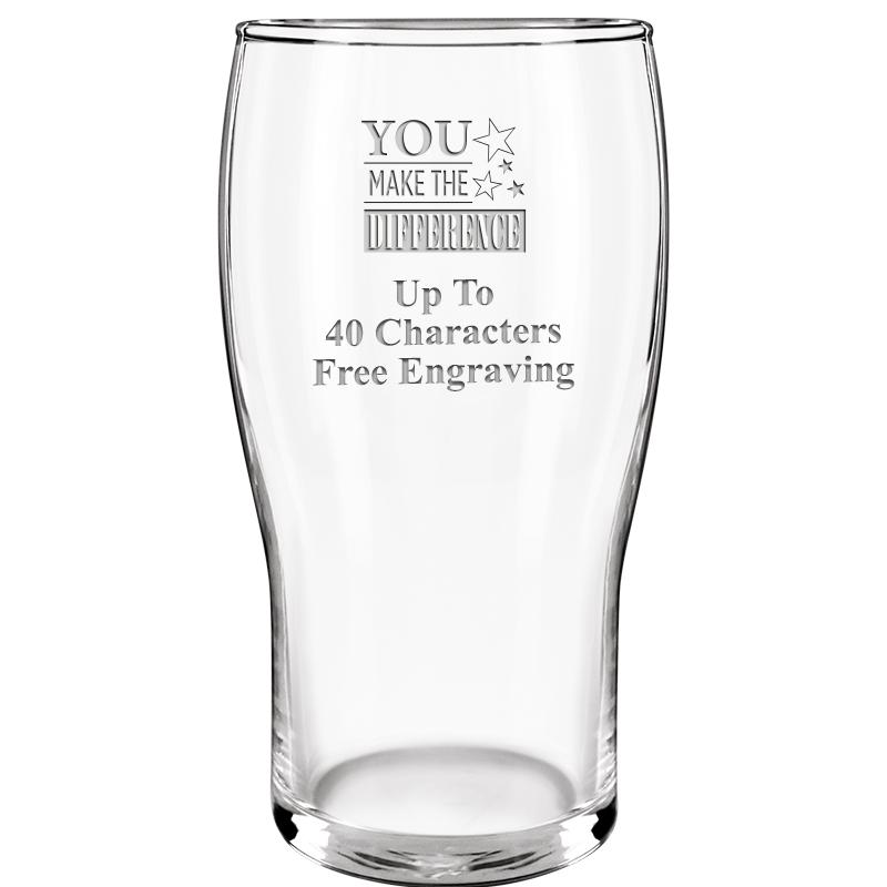 19.3oz BELFAST BEER GLASS