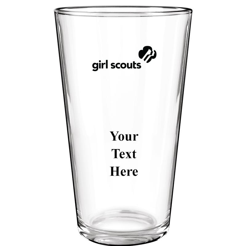 16OZ COLOR BEER GLASS