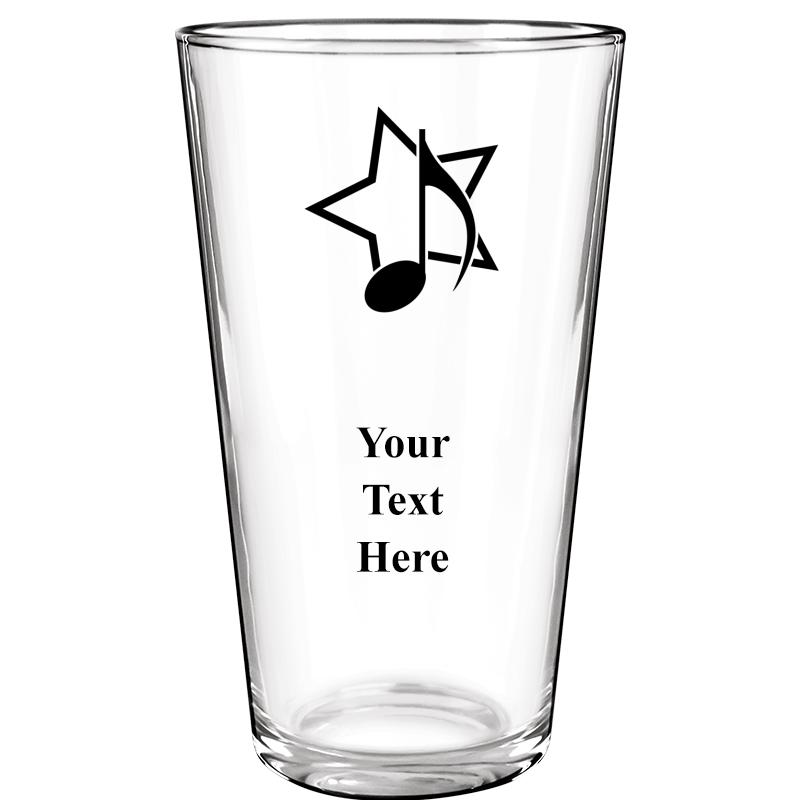 16OZ COLOR BEER GLASS