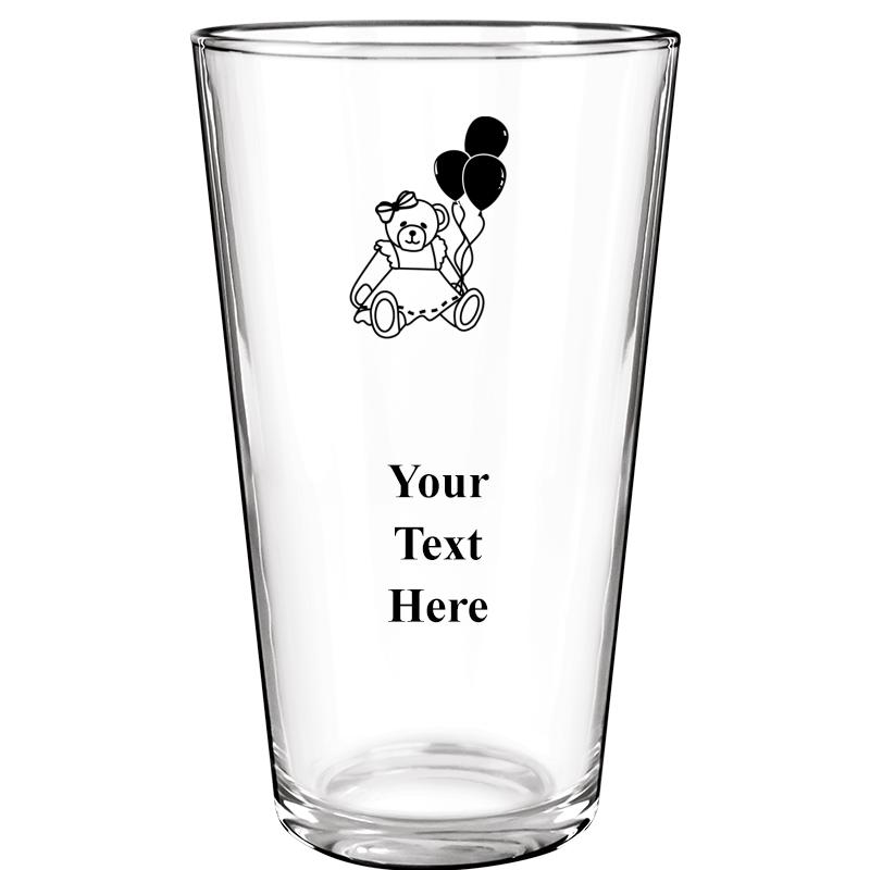 16OZ COLOR BEER GLASS