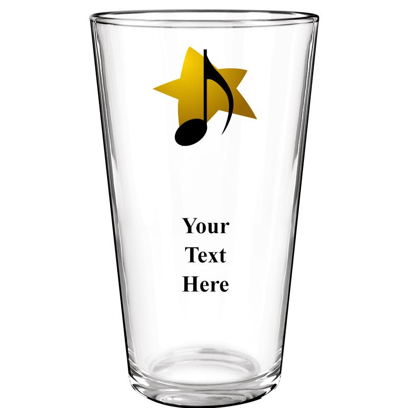 16OZ COLOR BEER GLASS