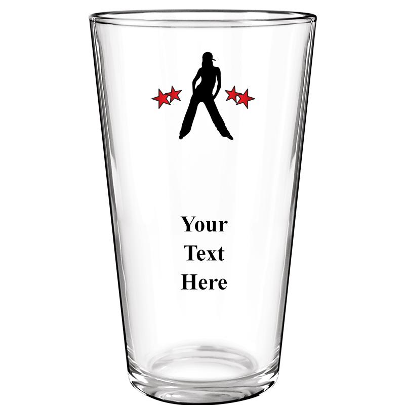 16OZ COLOR BEER GLASS