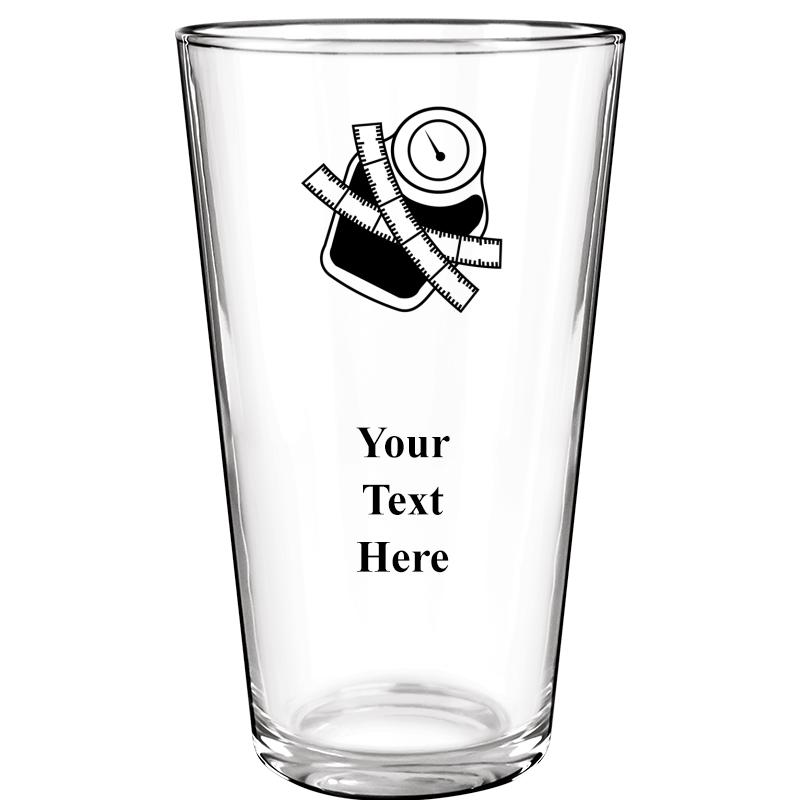 16OZ COLOR BEER GLASS