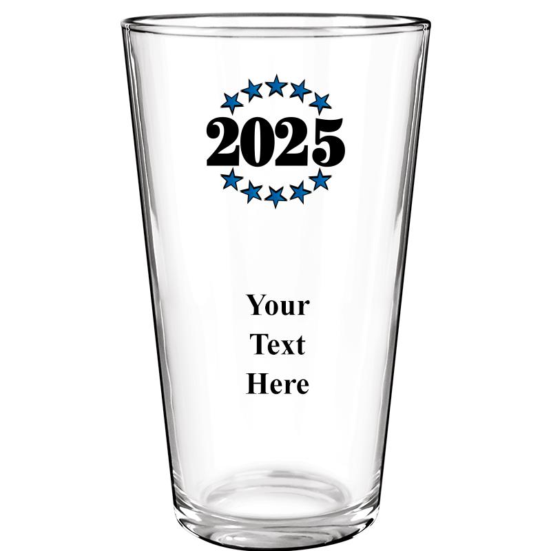 16OZ COLOR BEER GLASS