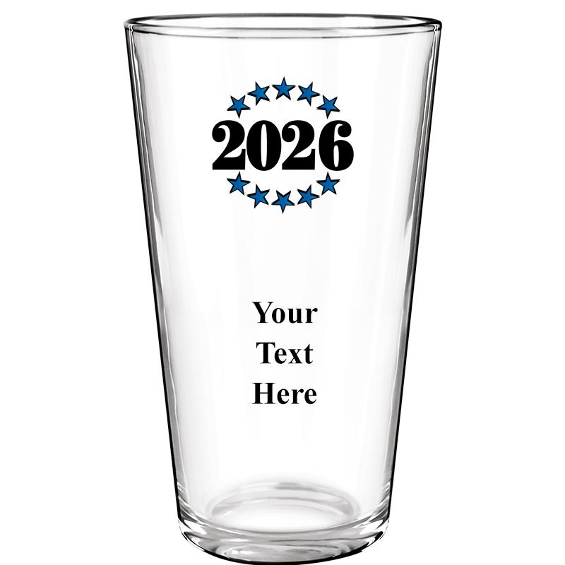 16OZ COLOR BEER GLASS