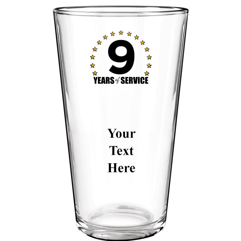 16OZ COLOR BEER GLASS