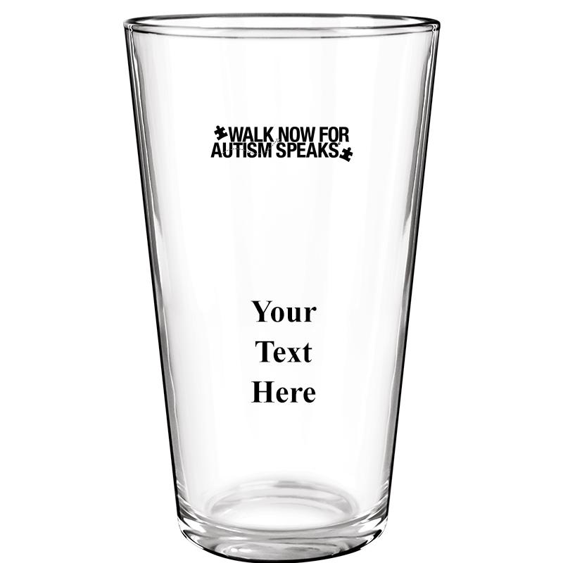 16OZ COLOR BEER GLASS