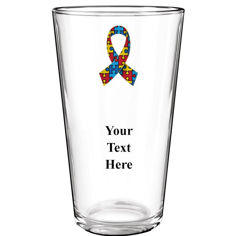 16OZ COLOR BEER GLASS