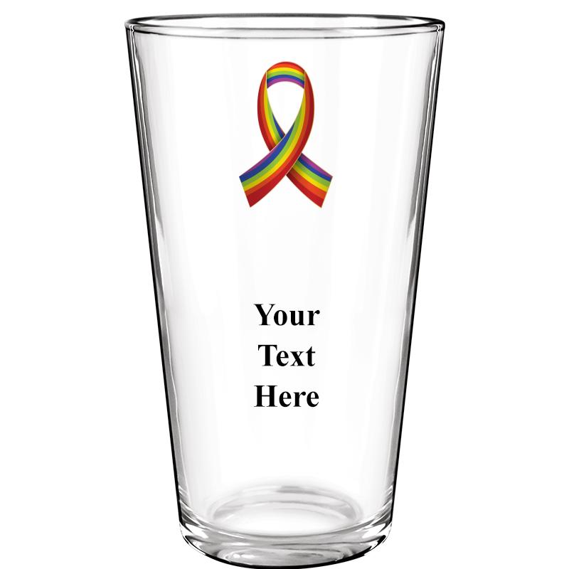 16OZ COLOR BEER GLASS