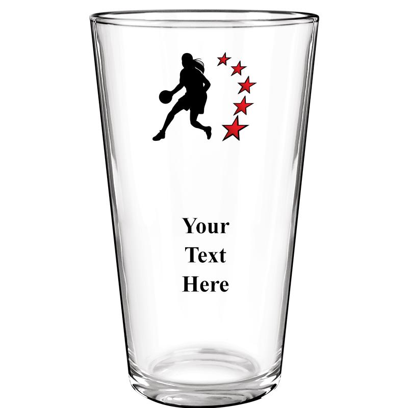 16OZ COLOR BEER GLASS
