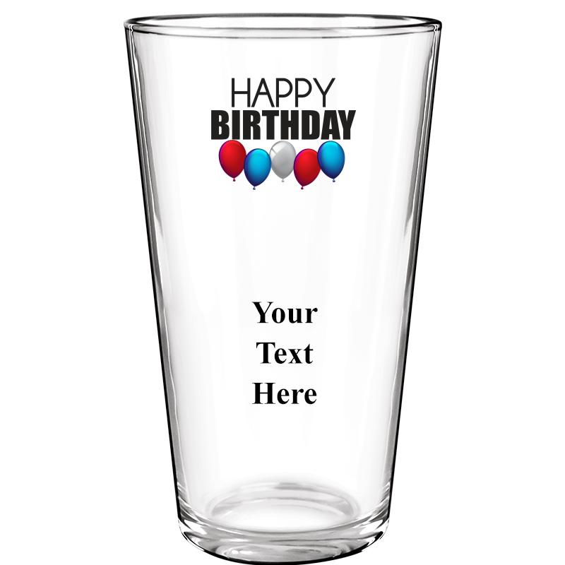 16OZ COLOR BEER GLASS