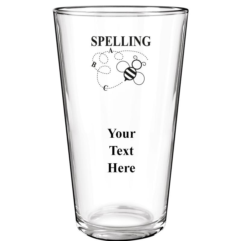 16OZ COLOR BEER GLASS