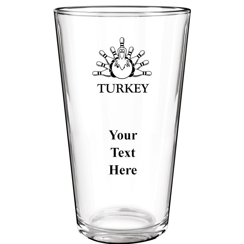 16OZ COLOR BEER GLASS