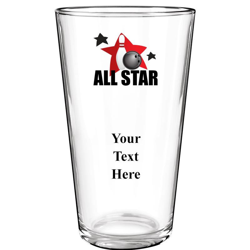 16OZ COLOR BEER GLASS