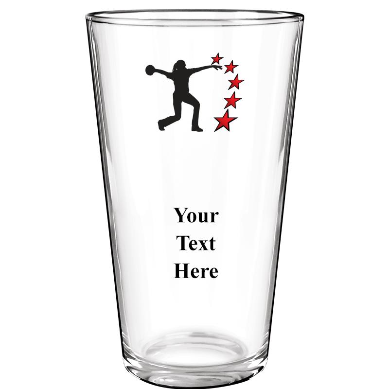 16OZ COLOR BEER GLASS