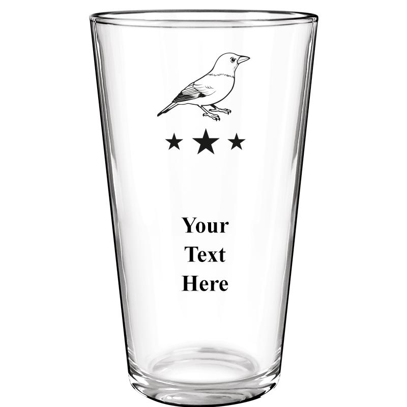 16OZ COLOR BEER GLASS