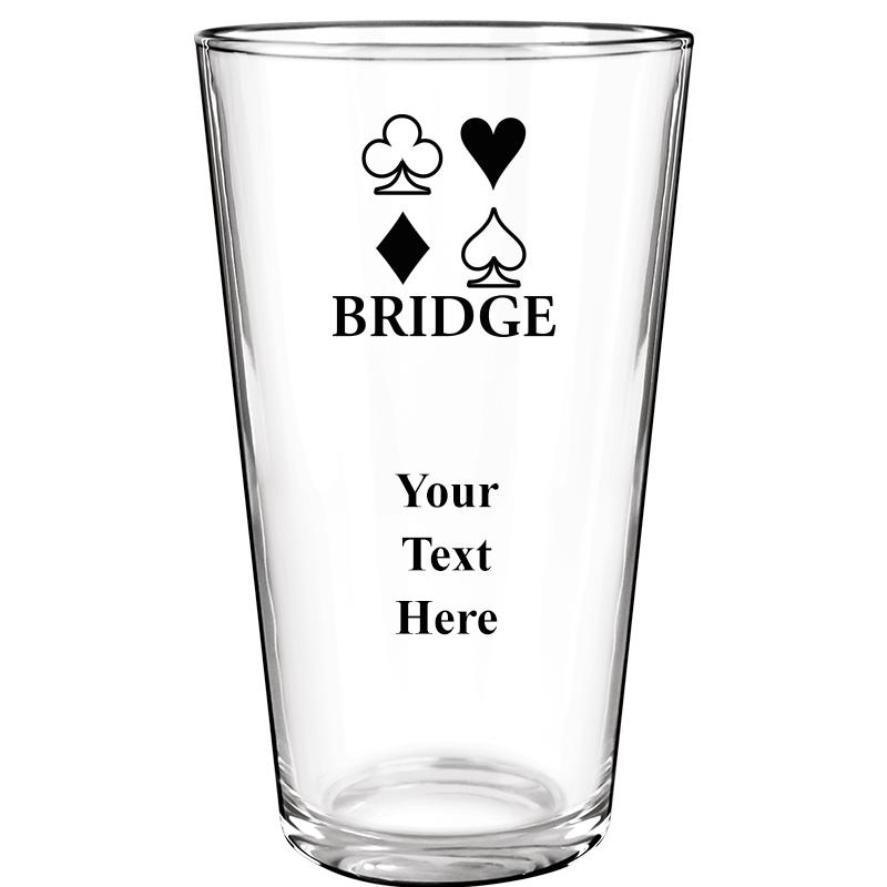 16OZ COLOR BEER GLASS