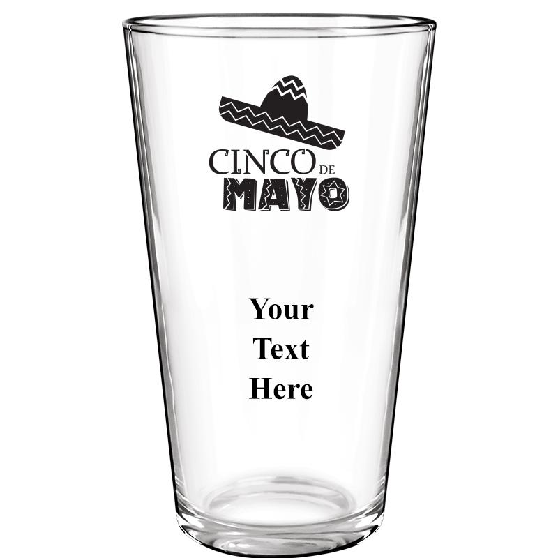 16OZ COLOR BEER GLASS