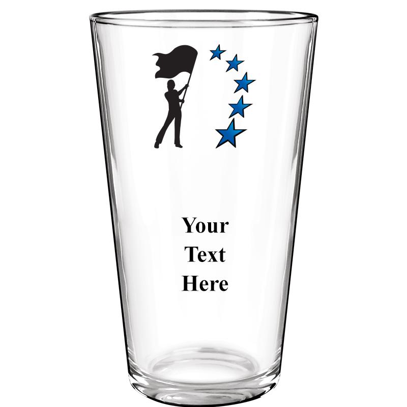 16OZ COLOR BEER GLASS