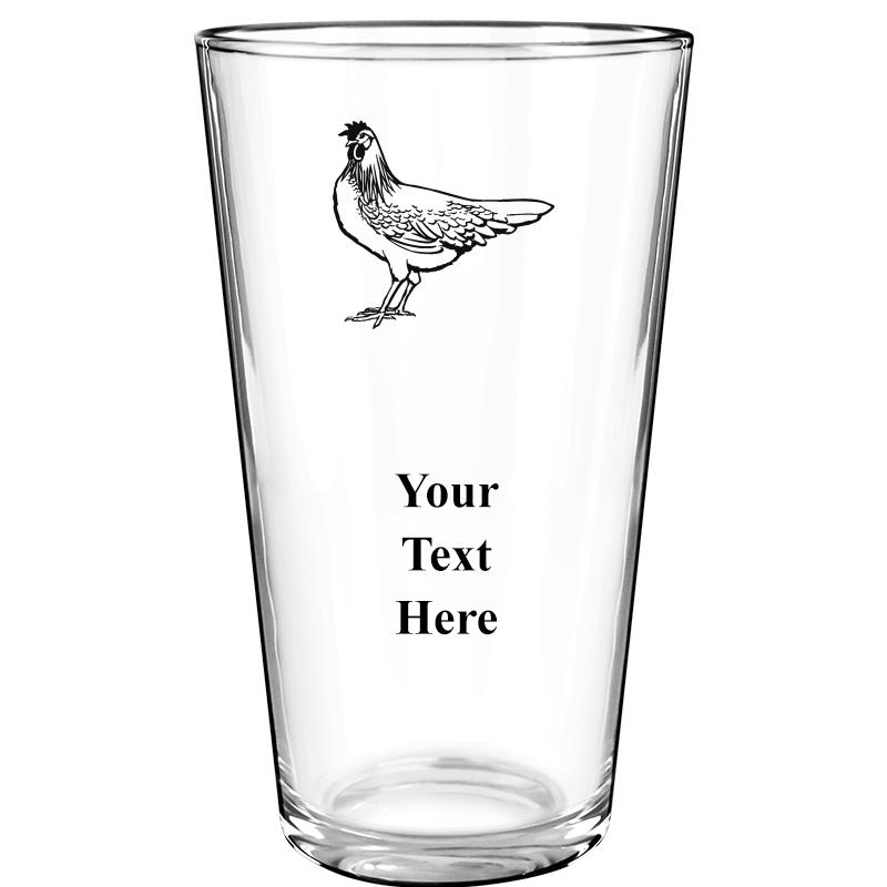 16OZ COLOR BEER GLASS