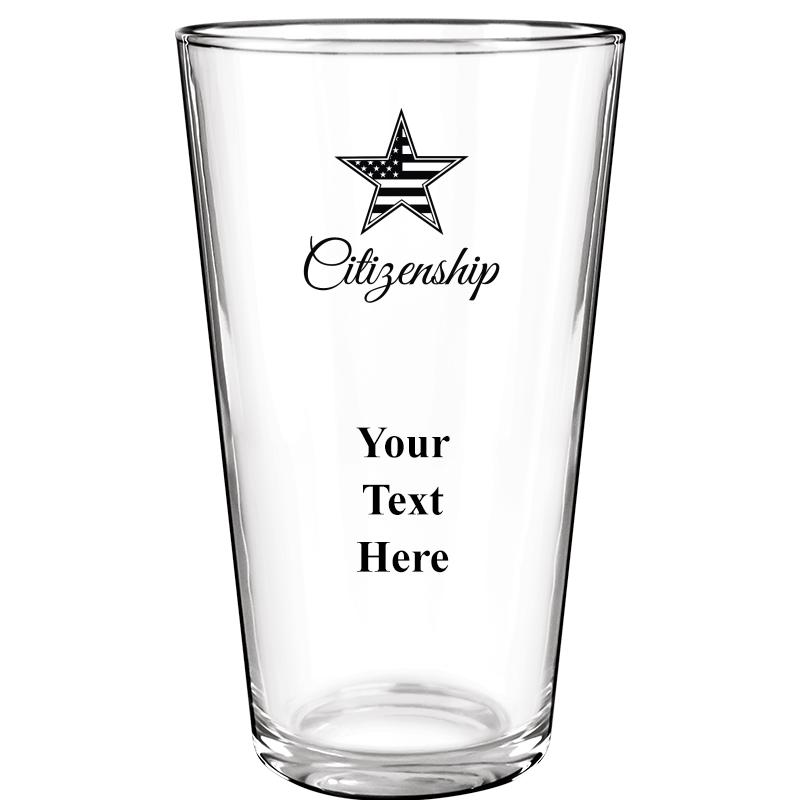 16OZ COLOR BEER GLASS