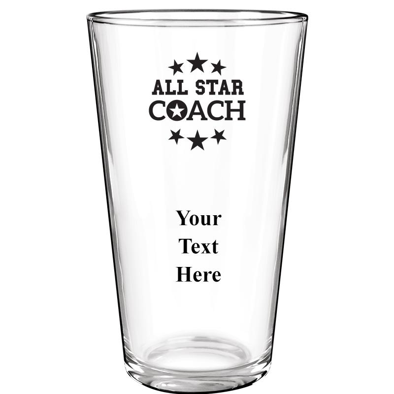 16OZ COLOR BEER GLASS